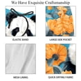 thumbnail image 4 of luoweisi Men's Beach Shorts Quick Dry Swim Trunks with Mesh Lining Panda Sunflower L, 4 of 5