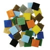 Jennifer's Mosaics Venetian Glass Mosaic Tiles, 3/4 x 3/4 Inch, Assorted Colors, 3 Pounds