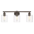 thumbnail image 2 of Golden Lighting Fisher 3-light Vanity in Matte Black, 2 of 2