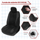 thumbnail image 3 of Funda Universal Para Asiento  Bloosom De Automóvil 10 Piezas Negro, 3 of 4