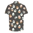 thumbnail image 4 of Awdenio Shirts for Men New Arrival Valentine Easter Top V Neck Printed Shrits with Pockets, 4 of 5