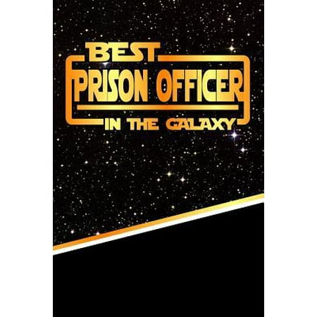 The Best Prison Officer in the Galaxy : Isometric Dot Paper Notebook Book 120 Pages