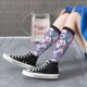 thumbnail image 5 of Fotbe Skull Calcetas Divertidas Estampadas para Hombre y Mujer, Calcetas de Algodón hasta la Rodilla para Caminar, Correr, Enfermería y Embarazo, 5 of 6