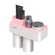 thumbnail image 3 of Taza de adsorción Cepillo de dientes Soporte para pasta de dientes Baño familiar Baño sin perforaciones Soporte para cepillo de dientes para teléfono, rosa, 2 tazas seitruly HA2692-03B, 3 of 6