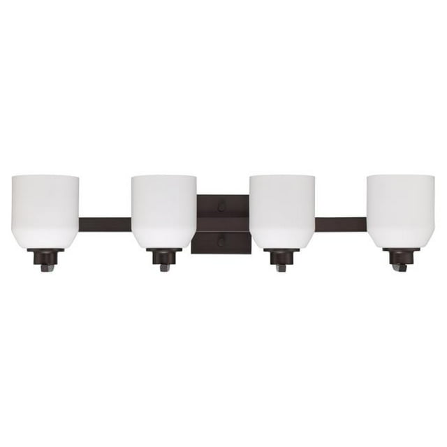 Concord F19034-64 Vanité en Quartz 4 Lumières avec Verre Opale