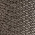 thumbnail image 6 of Outdoor Wicker Side Table With Barrel Design Powder-Coated Iron Frame No Assembly Required For Patio, 6 of 7