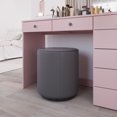 thumbnail image 3 of Boahaus Lyanna Makeup Vanity Stool with Soft Cushion, Grey (No Storage), 3 of 7