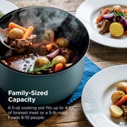 Ninja HyperHeat 8-in-1 Electric Pressure Cooker, 6.5 Qt Multi-Cooker with SimpliServe Pot, 1200W, Sage Leaf