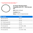 thumbnail image 2 of Air Cleaner Mounting Gasket - Compatible with 1975 - 1986 Chevy K20 1976 1977 1978 1979 1980 1981 1982 1983 1984 1985, 2 of 2
