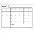 Whiteboard Rewritable Calendar Sticker Set Weekly And Monthly Schedule