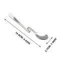 thumbnail image 3 of 430 Set de acero inoxidable colgando horquilla de cuchara curva trasera, 3 of 5