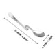thumbnail image 3 of Curva cuchara tenedor colgante acero inoxidable 430, set de cocina, diseño curvo, resistente, fácil de limpiar, para cocina, acero inoxidable, 2 piezas, para cocina moderna, organizador de, 3 of 6