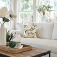 thumbnail image 2 of Spring Pillow Covers 20x20 Inch Greenery Floral Mason Jar Bless This Home Sweet Home Set of 4 Grey Welcome Farmhouse Decorative Throw Pillows Cases Outdoor Decor for Couch Sofa, 2 of 6
