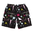 thumbnail image 5 of Goofa Colorful Geometry Printed Mens Swim Trunks Summer Quick Dry Short Beach Swimwear Bathing Suits-3X-Large, 5 of 9