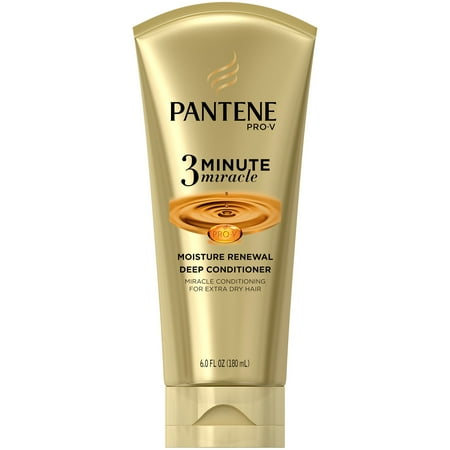 Pantene Daily Moisture Renewal 3 Minute Miracle Daily Conditioner, 6.0 fl oz