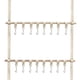 thumbnail image 3 of Organizador de pared de gran capacidad para colgar diademas, pinzas para corbatas y dormitorio. Beige, 3 of 9