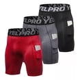 thumbnail image 1 of Pack De 3 Pantalones Cortos De Compresión K Para Hombre, 1 of 2