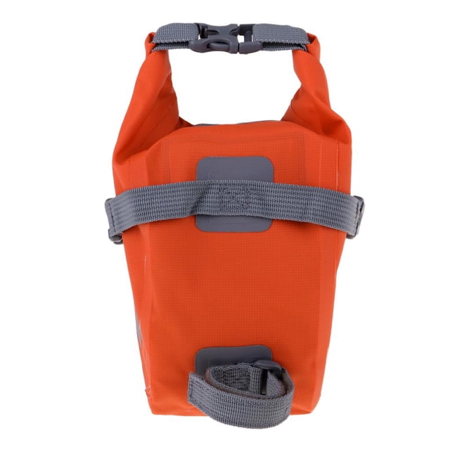 Sac de Selle, Sac de Rangement pour Vélo de Montagne sur Siège, Accessoires d'Outils de Réparation à Rayures Réfléchissantes Orange