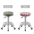 thumbnail image 5 of Daiia Garden Gnomes Stool Covers Round,Round Bar Stool Covers Waterproof Bar Chair Covers Washable Stool Cushion Slipcover for 12-14 Inch Chair-13 inch, 5 of 7