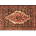 thumbnail image 1 of Ahgly Company Indoor Rectangle Medallion Brown Traditional Area Rugs, 5' x 8', 1 of 4