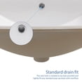 thumbnail image 2 of Logmey 21 in. x 14 in. Undermount Rectangular Corner Porcelain Ceramic Bathroom Sink in White, 2 of 6