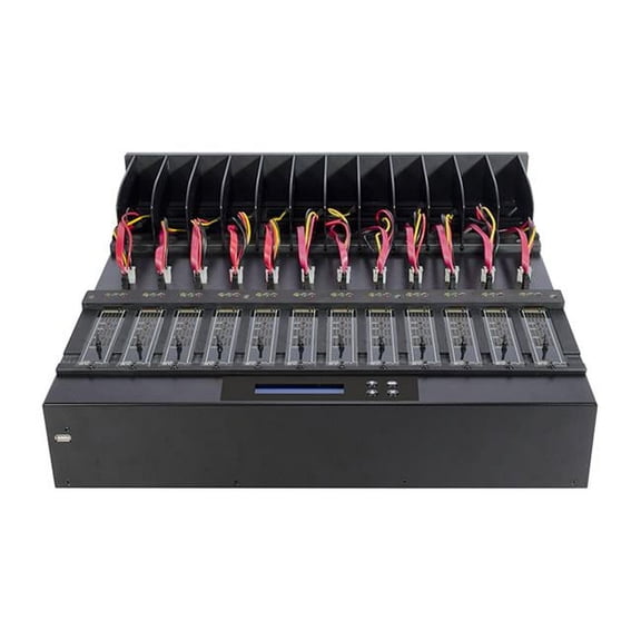 Systor  1 to 11 M.2 NVMe & Sata Duplicator & Sanitizer Up to 9GB & Min for PCIe M2, 2.5 in. & 3.5 in. HDD & SSD Drives