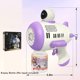 thumbnail image 1 of Automa Máquina de burbujas de mano para niños Luz con cámara de soplador de burbujas de música para niños Juguetes al aire libre ReginaET0626-Morado-CAJA zhangmengya unisex, 1 of 2