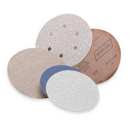5" Coated Sanding Disc Roll, Non-Vacuum, 220 Grit, Fine Grade, Ceramic, 1 EA