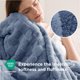 thumbnail image 5 of Manta Bedsure Ashley Blue Twin XL, 168 x 229 cm, forro polar suave, 5 of 8