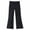 C155 Black, variant on CONZONE Flared Pants for Little Girls High Waist Girls Bootcut Pants Solid Color Trendy Fall Back To School Trousers with Pockets Size 5-6 Years