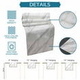 thumbnail image 5 of Marble Table Runner 90 Inch Long Dresser Scarves Cotton Linen Tablerunners Modern Grey White Rock Monochrome Simple Dining Kitchen Burlap Table Setting Decor for Wedding Party Holiday Coffee, 13"x90", 5 of 6