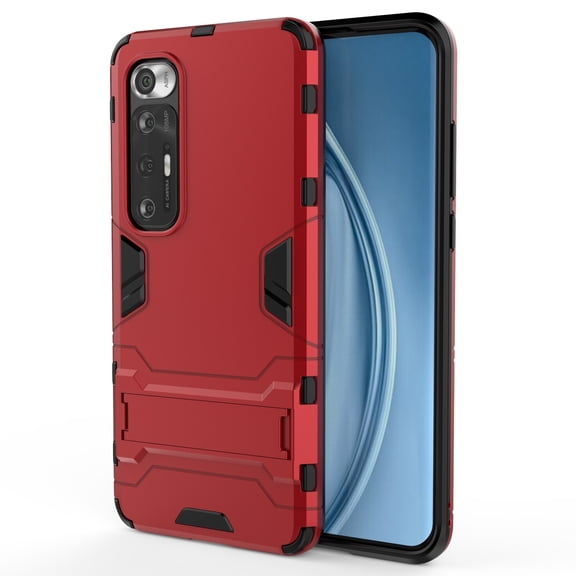For Xiaomi Mi 10S Shockproof PC + TPU Protective Case with Hidden Holder