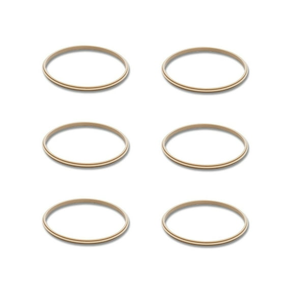 Pack Of 6 Flexible Silicone Seal Rings For 40Oz Tumblers Lids Leak Proof Designs