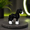 thumbnail image 3 of KGJQ 3D Printed Articulated Pony Figurine, Movable Joints Cute Horse Toy with Realistic Eyes, Mini Desktop Decor, Compact Collectible Model for Desk Display & Stress Relief Gift, 3 of 8