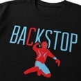 thumbnail image 2 of Backstop Baseball Graphic T-Shirt, Unisex Classic Fit Tee, 2 of 9
