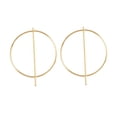 thumbnail image 1 of Women Simple Design Geometric Shape Circle stud earring Stud Earring Girl Round Cirle Exaggerated Earring Jewelries, 1 of 9