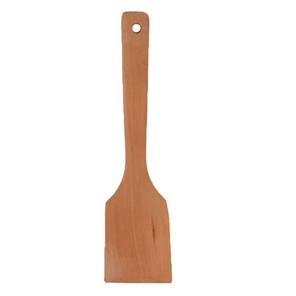 FACEGA Wooden Spatula,Larch Wood Material Wooden Spatula for Cooking,Natural and Eco-Friendly Bamboo Kitchen Utensils,Brown