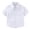 White, variant on Mercatoo Toddler Collared Short Sleeve 𝐏o𝗹o Soft Solid Dress Shirt for Baby Boys Girls Cute Summer Comfortable Tee Tops with Pocket
