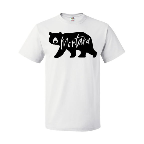 Inktastic Montana Black Bear Silhouette T-Shirt