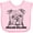 AD-Pink, variant on Inktastic English Bulldog Sketch Portrait with Dog Breed Name Boys or Girls Baby Bib