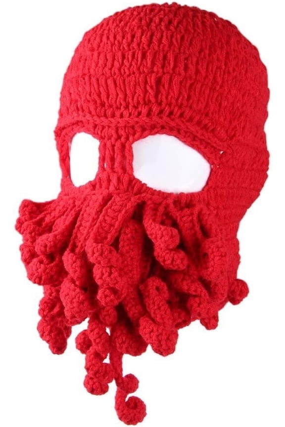 Men's Head Barbarian Vagabond Beanie Original Foldaway Beard Octopus Pirate Hats Bearded Caps