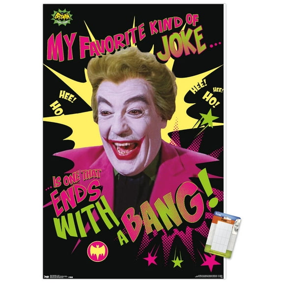 DC Comics TV - Batman TV Series - Joker Wall Poster, 14.725" x 22.375"