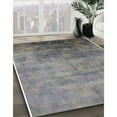 thumbnail image 3 of Ahgly Company Machine Washable Indoor Square Industrial Modern Cloudy Gray Area Rugs, 4' Square, 3 of 7