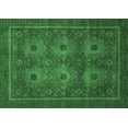 thumbnail image 1 of Ahgly Company Indoor Rectangle Abstract Emerald Green Modern Area Rugs, 6' x 9', 1 of 4