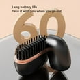 thumbnail image 5 of Cordless Hair Straightener Brush, Mini Portable Ionic Hair Comb, USB Rechargeable, Fast Heating Styling Tool for Travel & Daily Use, 5 of 9