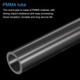 thumbnail image 4 of Uxcell Tuyau Rigide Transparent en Acrylique 19 mm ID x 25mm OD x 305mm Tube Rond, 4 of 6
