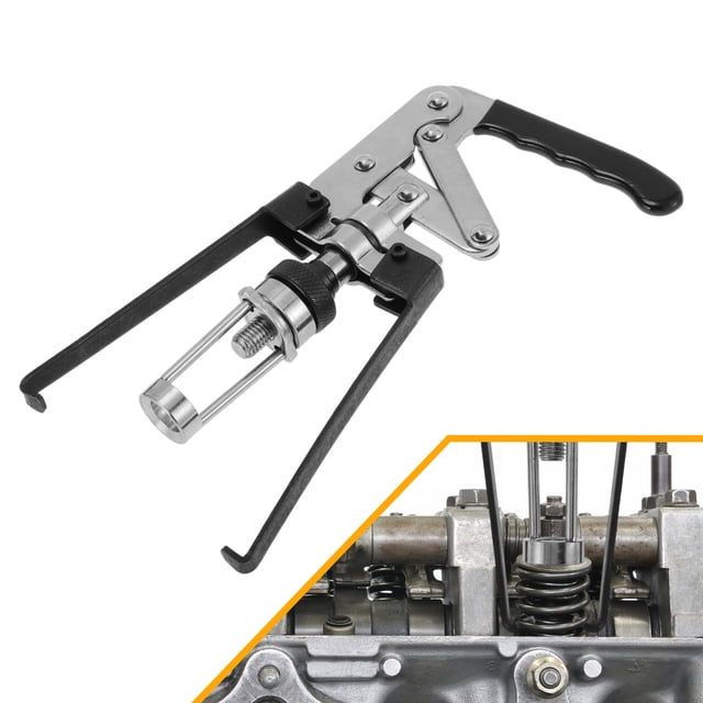 Unique Bargains Outil de Compresseur à Ressort pour Valve, Joint de Tige et Installation et Retrait de Ressort pour Véhicule