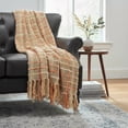 thumbnail image 4 of Home Soft Things Multi Color Chenille Throw - Burnt Orange - 60" x 80" Jumbo, 4 of 7