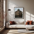 thumbnail image 2 of York Architectural 02 - York Pennsylvania Photography Architecture Vintage Street Photography City Travel Poster Black Framed Wall Art Print 12 x 16 inches, 2 of 4