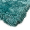 thumbnail image 4 of Light Blue Sky Blue Baby Blue Colors 5’x7’ Feet Shag Shaggy Solid Fuzzy Furry Decorative Designer Modern Contemporary Area Rug Carpet Rug Bedroom Living Room Hand Woven Plush Pile Soft, 4 of 7